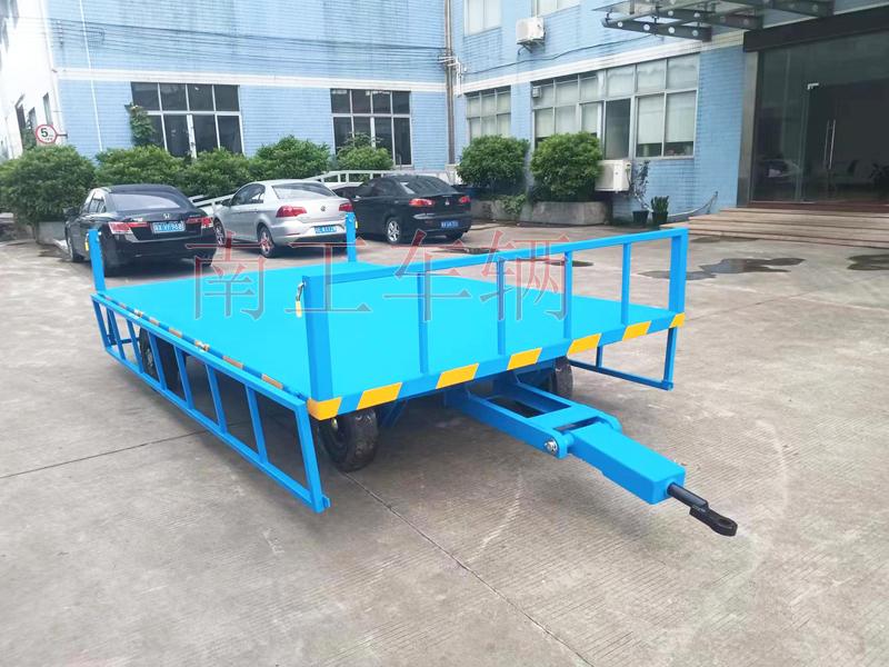 5吨下翻护栏型星空·体育（XK SPORTS）官方网站 无动力牵引工具拖车