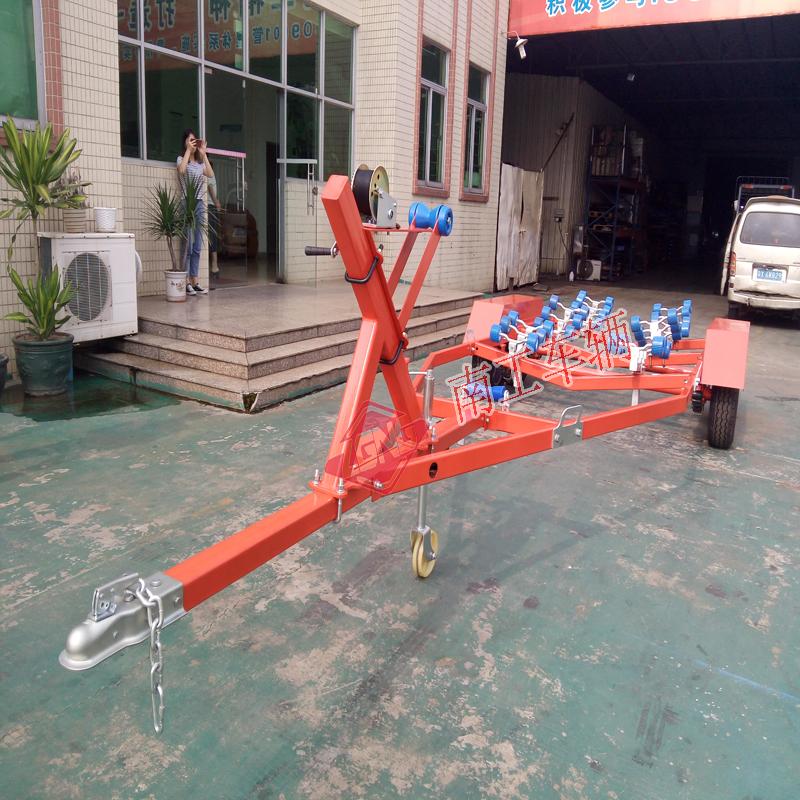 Light yacht trailer, 1.7-ton naval ATV trailer